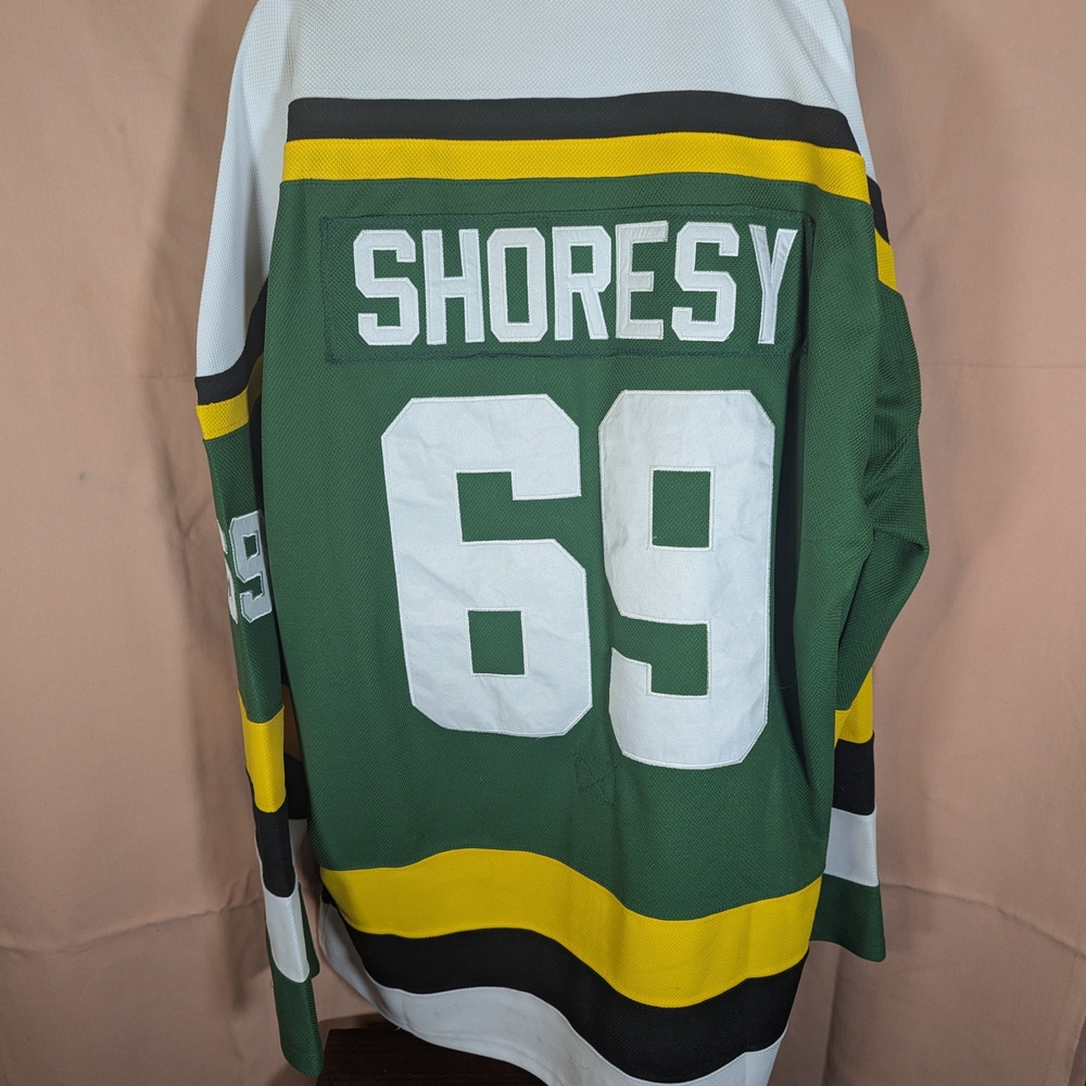 Green and Yellow Hockey Jersey